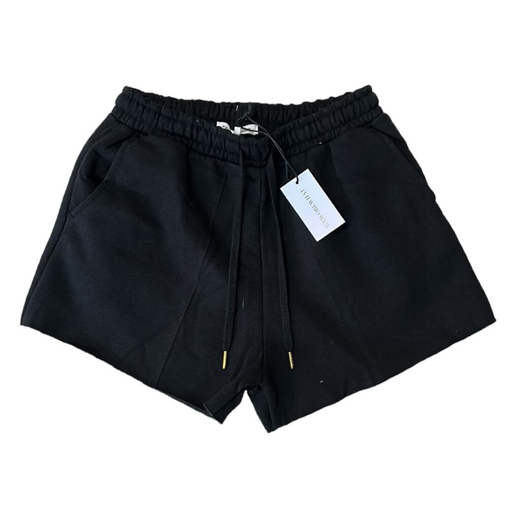 Weworewhat Pull On Sweat Short Black Women’s size XL